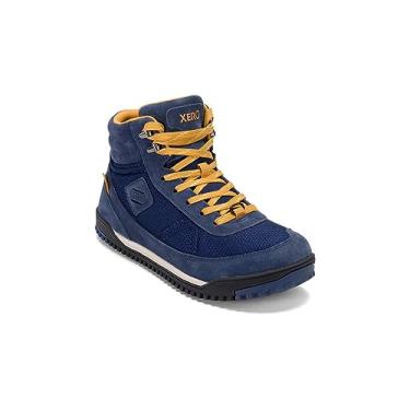 Imagem de Xero Shoes Bota feminina Ridgeway impermeável para caminhada – Ultraleve, bota sem queda, Insígnia azul, 36