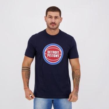Imagem de Camiseta New Era NBA Detroit Pistons Marinho-Masculino