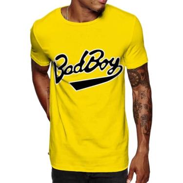 Imagem de Swag Point Camisetas masculinas estampadas – 100% algodão manga curta urbana moderna casual tops streetwear hip hop hipster, Bad Boys, M