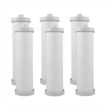 Imagem de 6 Refil Rosca P/ Filtro Branco Acqualimp Fpe-02r Caixa Dágua Cor:Branc