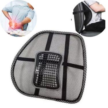 Imagem de Encosto Lombar Apoio Ergonomico Para Costas Ideal Motorista Aplicativo