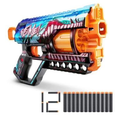 Imagem de Lançador X-shot Skins Griefer com 12 Dardos - Shark Thrasher - Candide