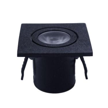 Imagem de Spot Wood Quadrado Direcionável IP20 Bivolt 3000K Gaya, Preto