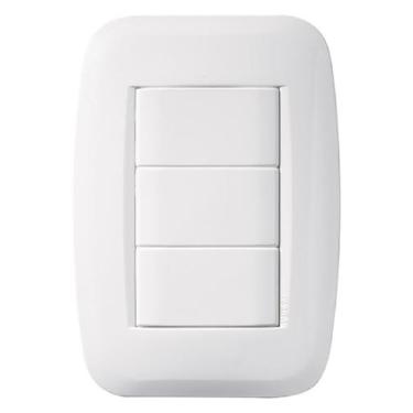 Imagem de Placa cega + bastidor 2x4 classica branco - pezzi