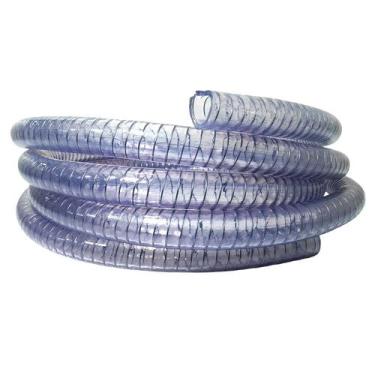 Imagem de Rolo de 12 Metros de Mangueira Sucção Atóxica Com Arame 1 Polegada Bor