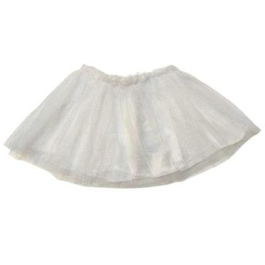 Imagem de Saia Tutu Com Glitter - Branca - Banho Maria, M