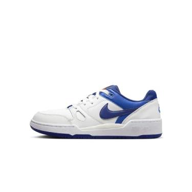 Imagem de Nike Tênis masculino Full Force Low, Summit White Deep Royal Blue 104, 40