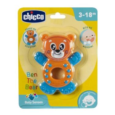 Imagem de Ursinho Ben Chicco - Mordedor e Chocalho 3-18m