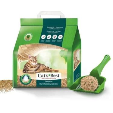 Imagem de Granulado areia Ecológico para gatos Cat's Best Sensitive Peso:2,9 Kg 