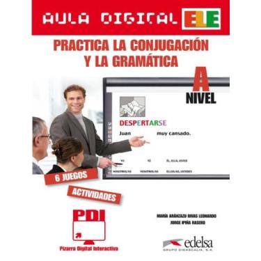 Imagem de Livro - Aula digital ele - practica la conjugacion y gramatica - nivel
