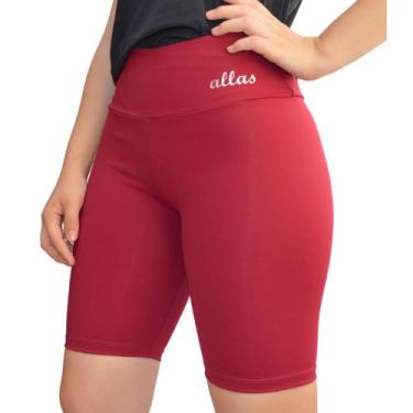 Imagem de Short/Bermuda Feminino Fitness Tecido Grosso Zero Transparência Ginást