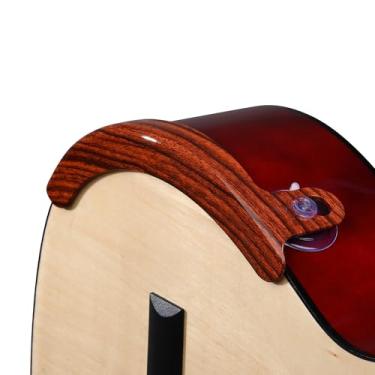 Imagem de Apoio de braço para violão clássico Alba Guitar Beads, acústico, descanso de braço para violão de flamenco, cor marrom-claro, não adesivo
