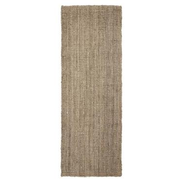 Imagem de Superior Tapete de juta trançada para área pequena, decoração de casa estética moderna para entrada, sala de estar, sala de jantar, quarto, escritório, berçário, cozinha, tapetes reversíveis macios,