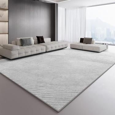 Imagem de Cor sólida Sala de estar Tapete Simples Fácil de cuidar Mesa de centro Tapetes Macio Grande Tamanho Quarto Tapete Listrado, AX017,2,G,300x400CM