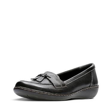 Imagem de Clarks Mocassim feminino Ashland Bubble Slip On, Preto, 9 X-Wide