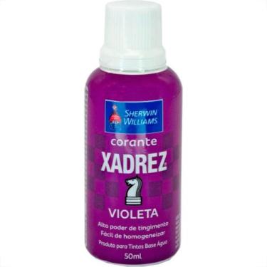 Imagem de Corante Para Tinta Xadrez Violeta (Lilas) (50Ml) - Kit C/12 Pecas - SH
