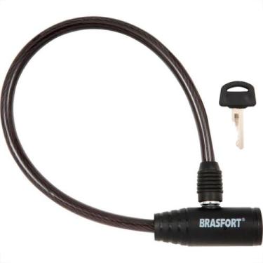 Imagem de Cadeado Bicicleta Brasfort Com Chave 08X40Cm 7015