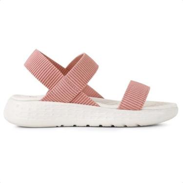 Imagem de Sandália Comfortflex Adapt Elástico Feminina, 38, Rosê