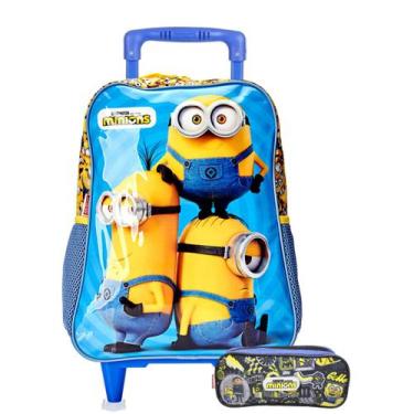 Imagem de Mochila Minions Meu Malvado Favorito Kit Com Estojo Duplo - Sestini