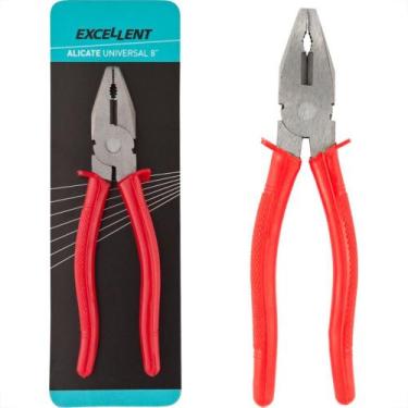 Imagem de Alicate Universal Eda 8'' Excellent Plastisol - 2Fz