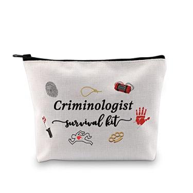 Imagem de GJTIM Criminologista cientista forense presente de investigador cena de crime presente criminologia presente de formatura kit de sobrevivência criminologista, Bolsa Survival Criminologist, Medium,