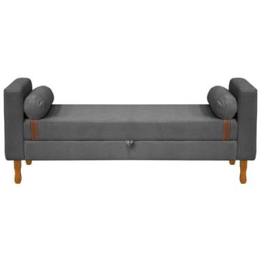 Imagem de Recamier Sapateira Baú Pietro para Cama Box King Size 195cm Bouclê - S