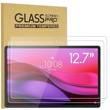 Imagem de KEANBOLL Pacote com 2 protetores de tela de vidro temperado para Lenovo Idea Tab Pro 2025 de 12,7 polegadas / Lenovo Yoga Tab Plus 2025 / Lenovo Tab P12 (12,7 polegadas), vidro temperado 9H