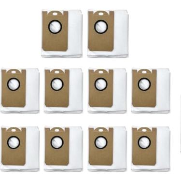 Imagem de 10 peças para aspirador de pó Laresar L6 Pro/AIRROBO T10+/Honiture Q6 Pro/iHome AutoVac Nova/Nova Pro/Luna Pro Robot Vacuum iHRVS1PRO-3BLK, 10 sacos de substituição