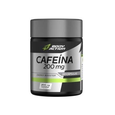 Imagem de Cafeína 200mg 60 Cápsulas Body Action - Bodyaction