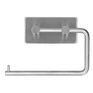 Imagem de Suporte de Papel de Aço Inoxidável, Rack de Papel Montado na Parede, Banheiro Simples, Cozinha, Banheiro para o Suporte do Rolo de Vaso Sanitário 14.3x10cm Tamanho