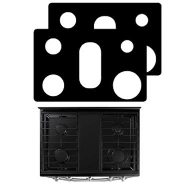 Imagem de Qfrenetall Protetor De Fogão Para A Gás Samsung 30 Polegadas, Pacote Com 2, Revestimento Cooktop Nx60A6111 Nx60A6311 Nx60A6511 Nx60A6611 Nx60A6711 Nx60A6751