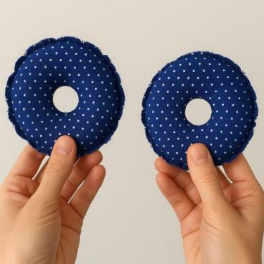 Imagem de Rosquinhas De Peito Seios Amamentação Lavável - Kit 2 Par - GS Comerci