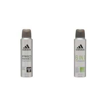 Imagem de Kit Adidas Pro Invisible e Antitranspirante aerosol 6 em 1 Masculino