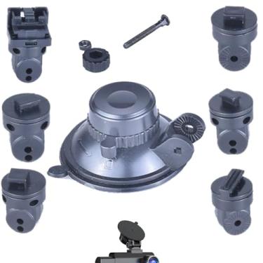 Imagem de Vykyntow Suporte de substituição para câmera veicular, adequado para BAEASU Dash Cam frontal e traseira J07, com 6 peças de juntas giratórias 360 para para-brisa, ventosa de sucção, peça de acessório