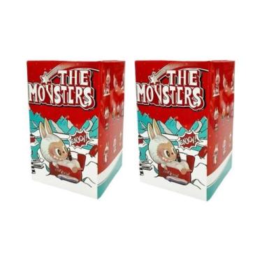 Imagem de Kawaii Labubu Girl Coca-Cola Series Blind Box Decoração De Mesa Presen