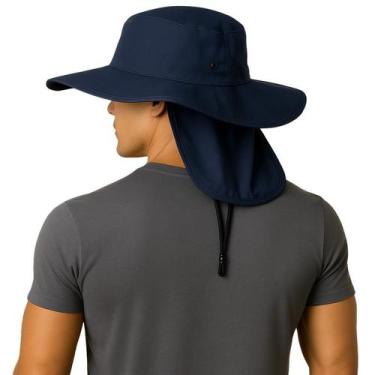 Imagem de Chapéu Pescador Camping Australiano Proteção Nuca Pescoço Uv Bh Seg, A