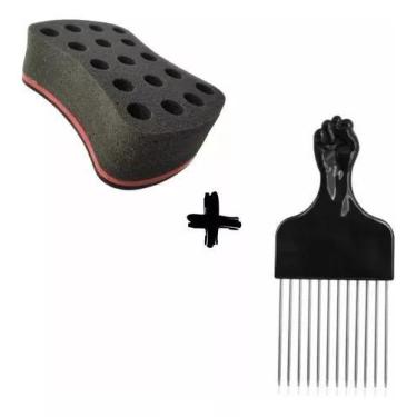 Imagem de Esponja Simples Para Nudred + Pente Garfo de Metal - Barbershopp62, M