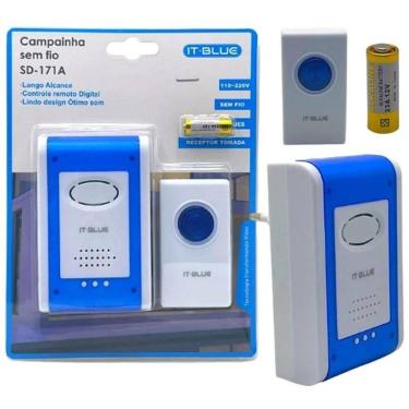Imagem de Campainha Sem Fio 110v/220v Longo Alcance