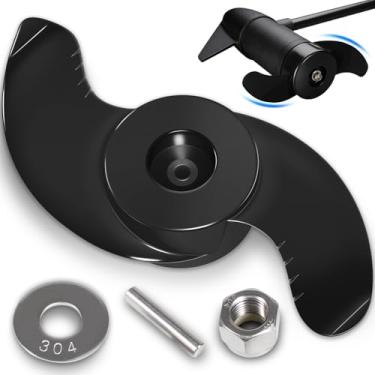 Imagem de MKP-32 Trolling Motor Prop For Minn Kota Weedless Wedge 2 Prop Fits 3-5/20.3 cm, 2091160 1865017 1378131 Suporte de motor de pesca para Minn Kota Terrain, Edge, Endura, PowerDrive, Riptide 50, 55, 65