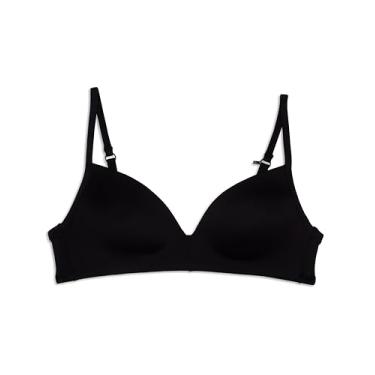 Imagem de Maidenform Sutiã moldado com bojo macio para meninas, Preto, 38B