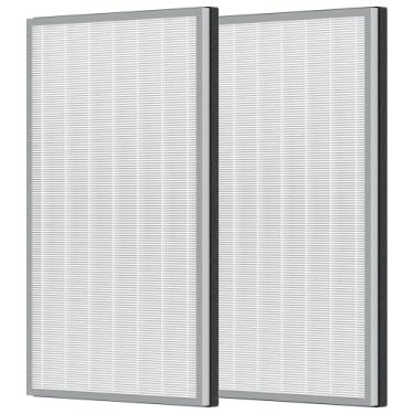 Imagem de FCFMY Pacote com 2 filtros de substituição 3 em 1 HEPA HE601 de carbono atualizado para purificador de ar Shark 6 (HE601 e HE602) peça # HE6FKPET