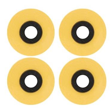 Imagem de 4 Rolos de Substituição de Fita de Etiqueta, 5 Mm de Largura e 8 M de Comprimento, Impressão Transparente, Fita de Etiqueta Autoadesiva para Substituição de Fita de Impressão, Impressora de Etiquetas (Amarelo)