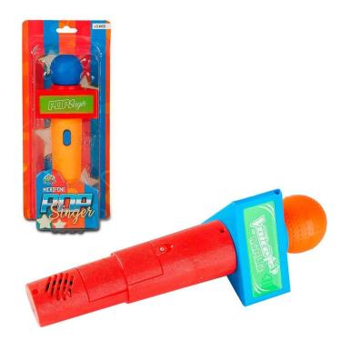 Imagem de Brinquedo Microfone Pop Singer Colorido - Zoop Toys