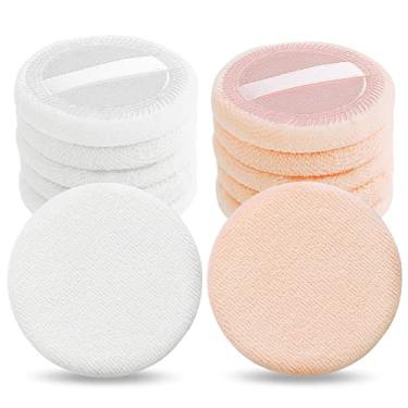 Imagem de Sibba Esponja de maquiagem para liquidificador de beleza, 12 peças, aplicador de base de maquiagem fofo, base facial, cosméticos, pó solto, fosco, tinta corporal, pincéis de aplicação a seco e molhado