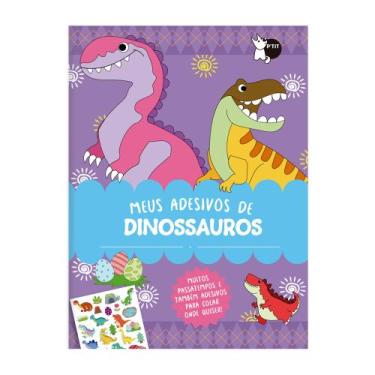 Imagem de Livro - Meus Adesivos de Dinossauros - Muitos Passatempos e Também Ade