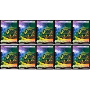Imagem de 10x Magic The Gathering Final Fantasy Surge FOIL Full Art Lands - MTG - (Plains #572 (Surge Foil))