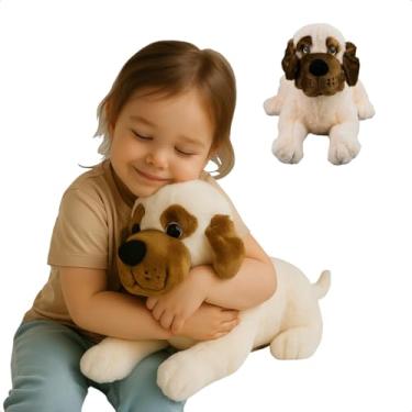 Imagem de Pelúcia Cachorro Mastiff Ingles Deitado 45cm Amigo De Dormir Brinquedo Antialérgico Presente, Almofada Cachorro Deitado Travesseiro Pelúcia Infantil Presente dia das crianças Natal Ano Novo