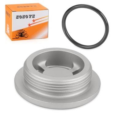 Imagem de Tampa do cárter cinza prateado para Suzuki V-Strom Hayabusa QuadSport 90 400 1000 1300 DL1050 DR350 DR650 GSX-R750 GSX-S750 GSX-R1000 1982-2024 09259-366 021