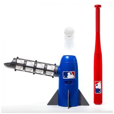 Imagem de Arremessador Infantil para Beisebol com 5 Bolas e Taco, Idade 9 a 12 Anos, Franklin Sports, Azul