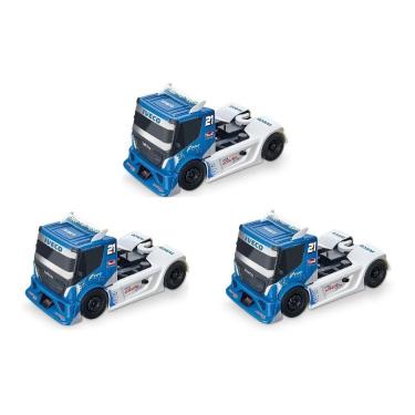 Imagem de Kit 3 Caminhão Miniatura Iveco Racing Lançamento Usual 2020